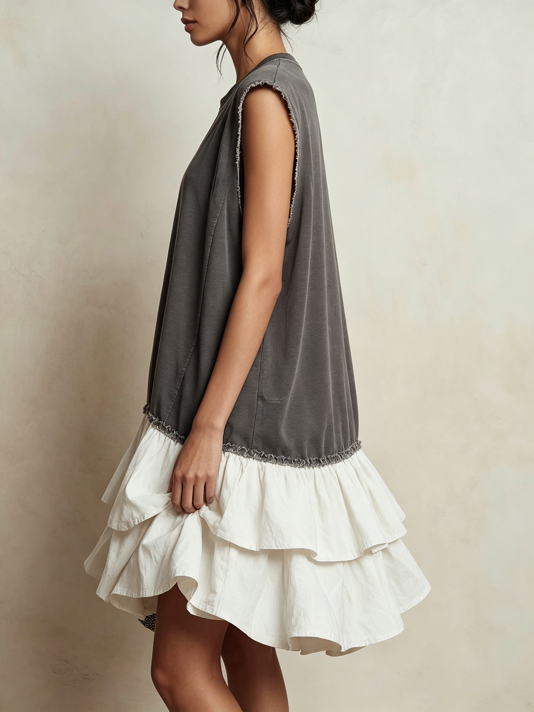 Nieves | Vestido casual de bloques de color con ajuste holgado para vacaciones