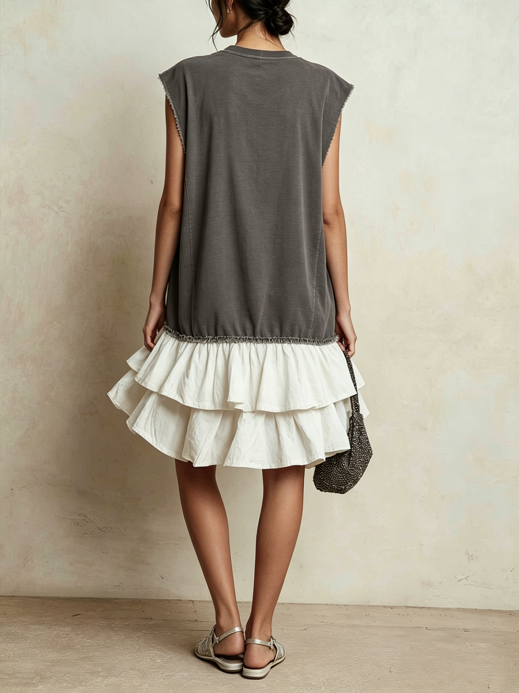 Nieves | Vestido casual de bloques de color con ajuste holgado para vacaciones