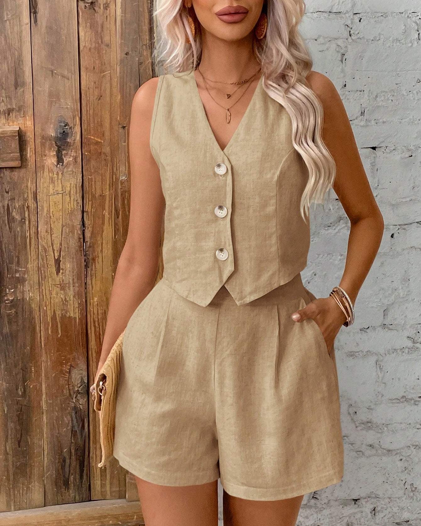 Kiara | Conjunto Corto Natural