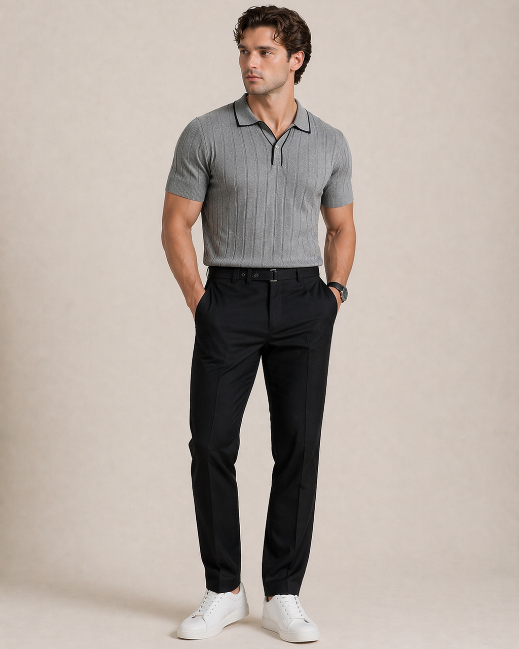 Polo de Punto Slim Fit
