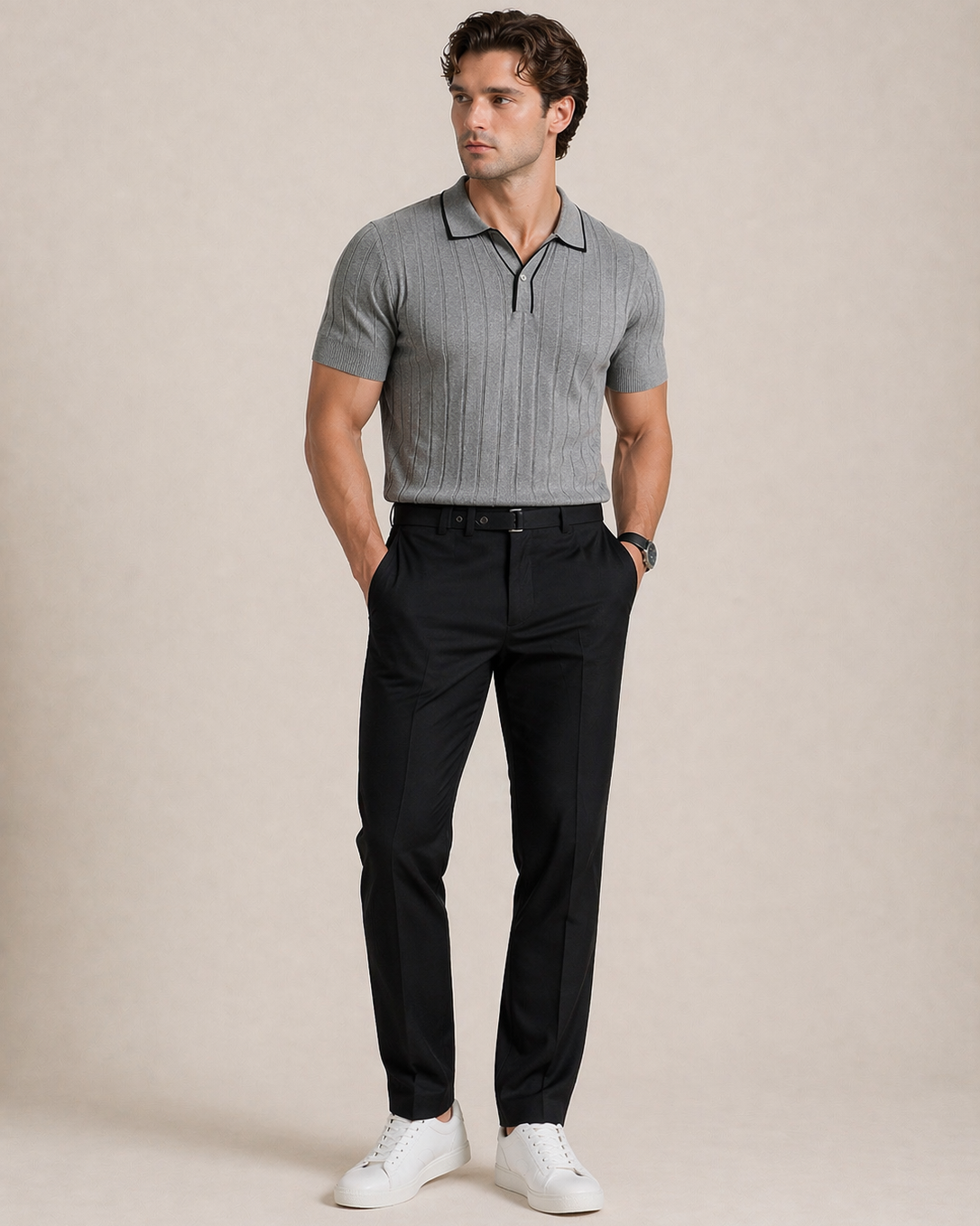 Polo de Punto Slim Fit
