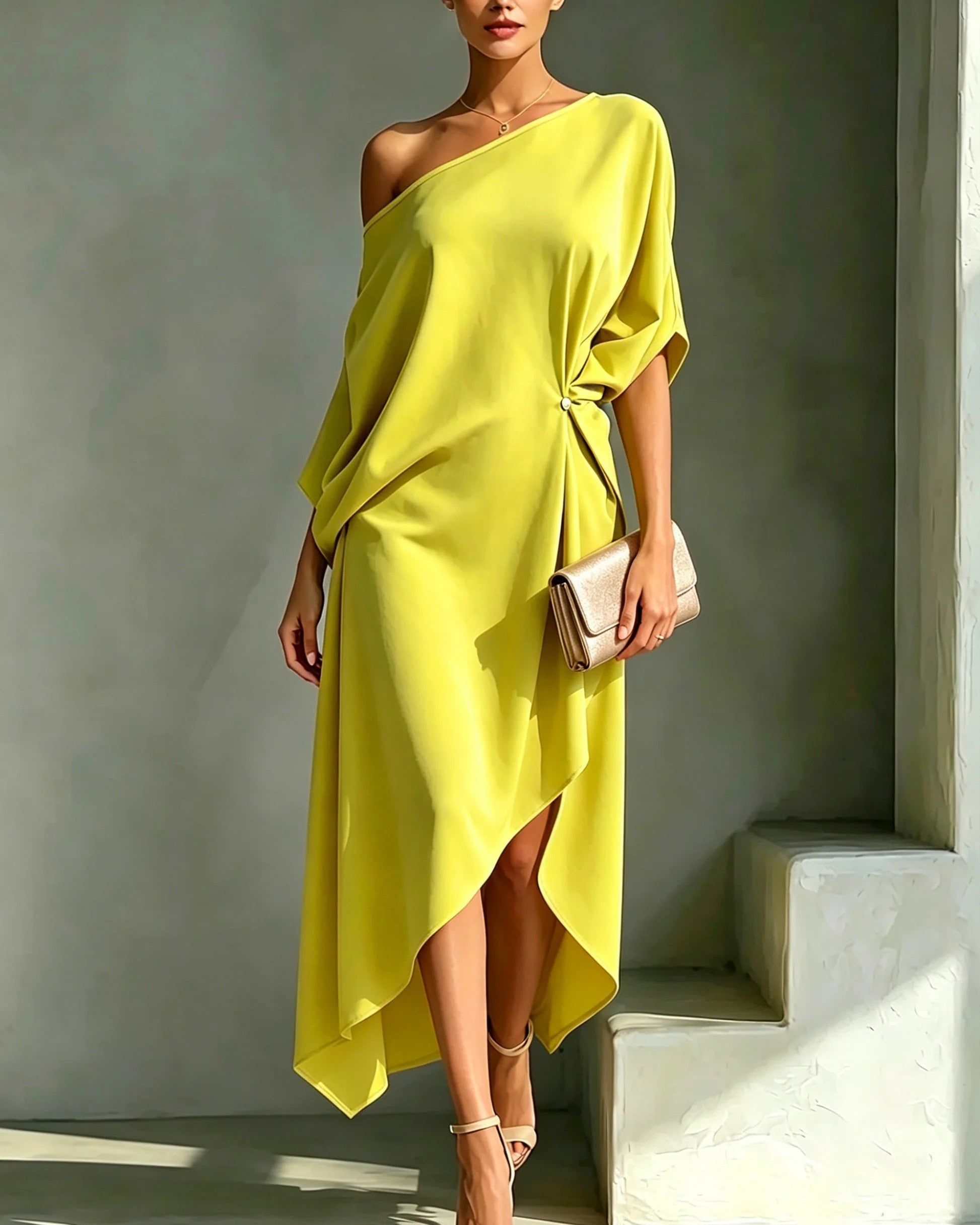 Delia | Vestido asimétrico elegante