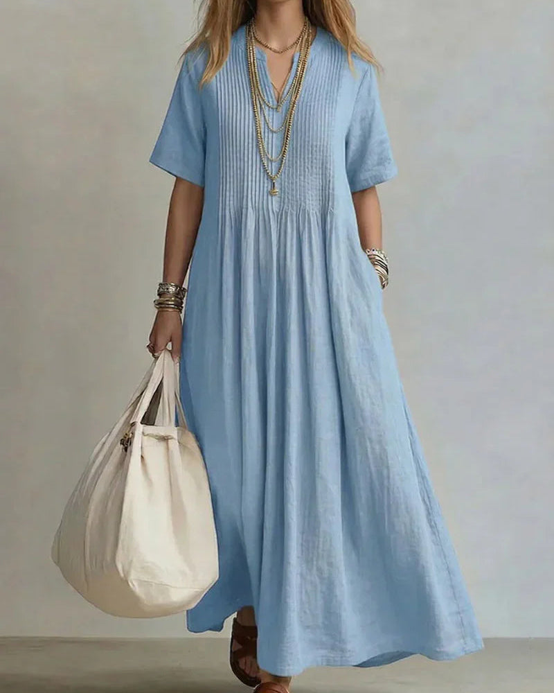 Olivia | Vestido Plisado