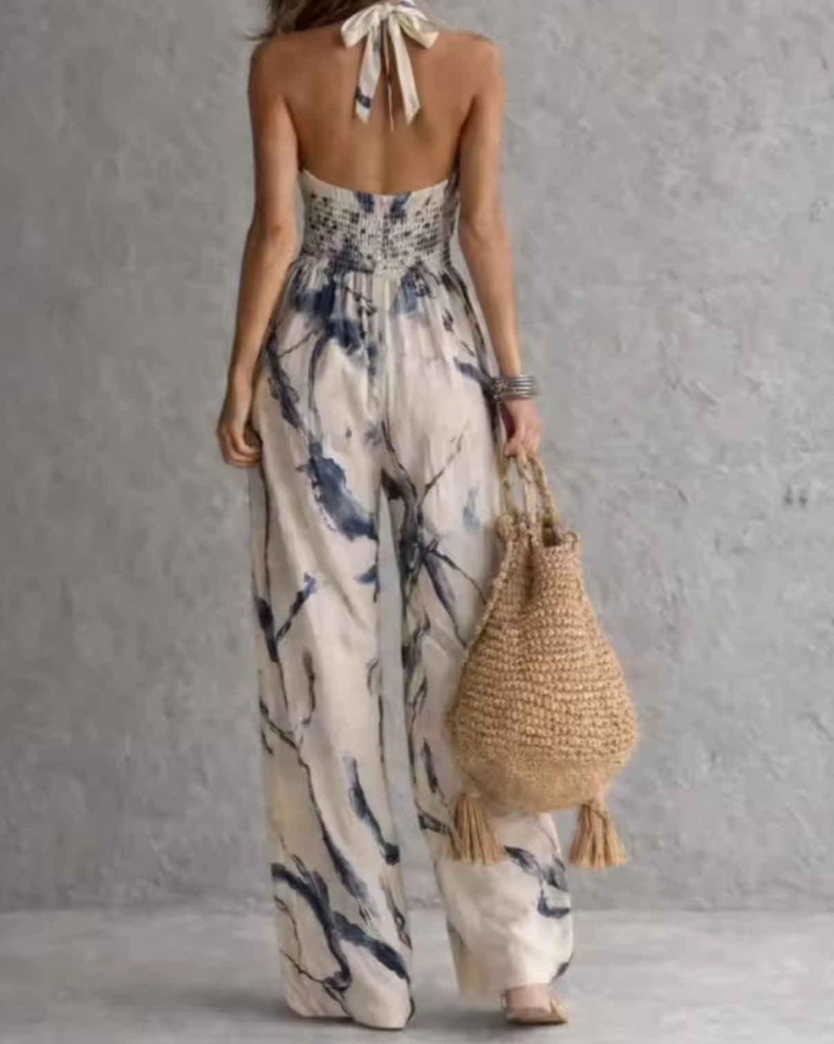 Calipso | Mono Halter con Estampado de Tinta