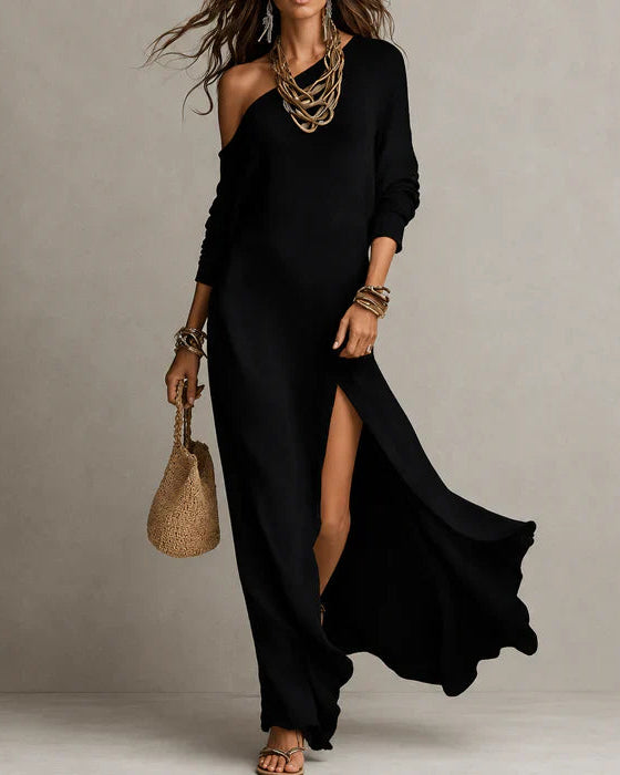 Evania | Vestido asimétrico elegante