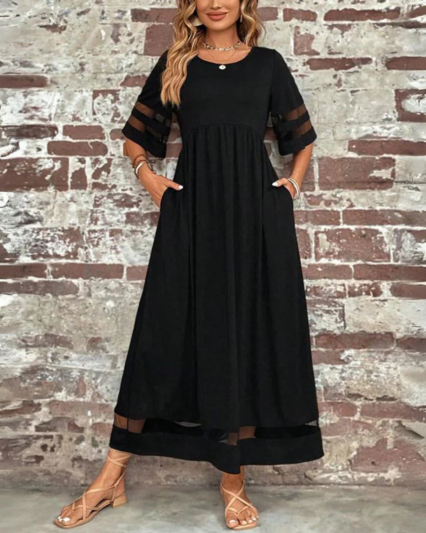 Thalía | Vestido midi que estiliza la silueta y alisa el abdomen