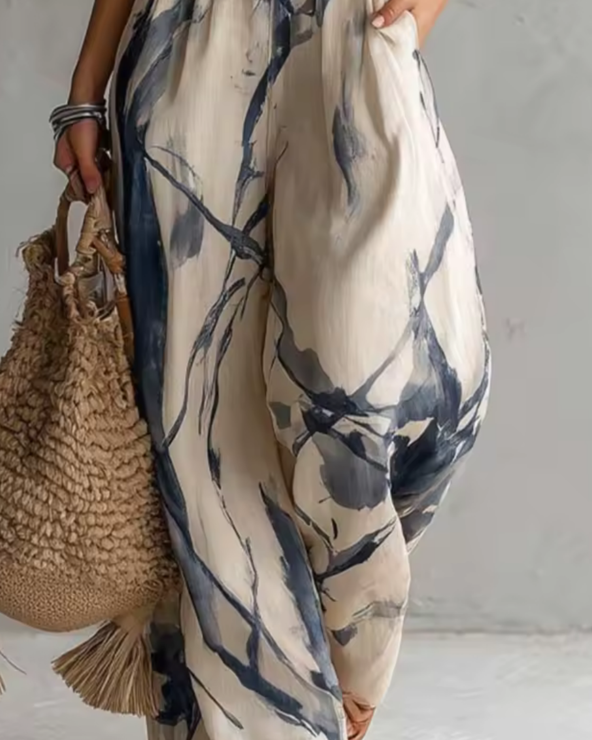 Calipso | Mono Halter con Estampado de Tinta
