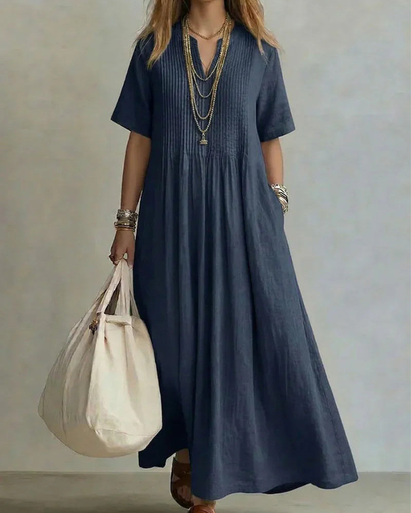 Olivia | Vestido Plisado