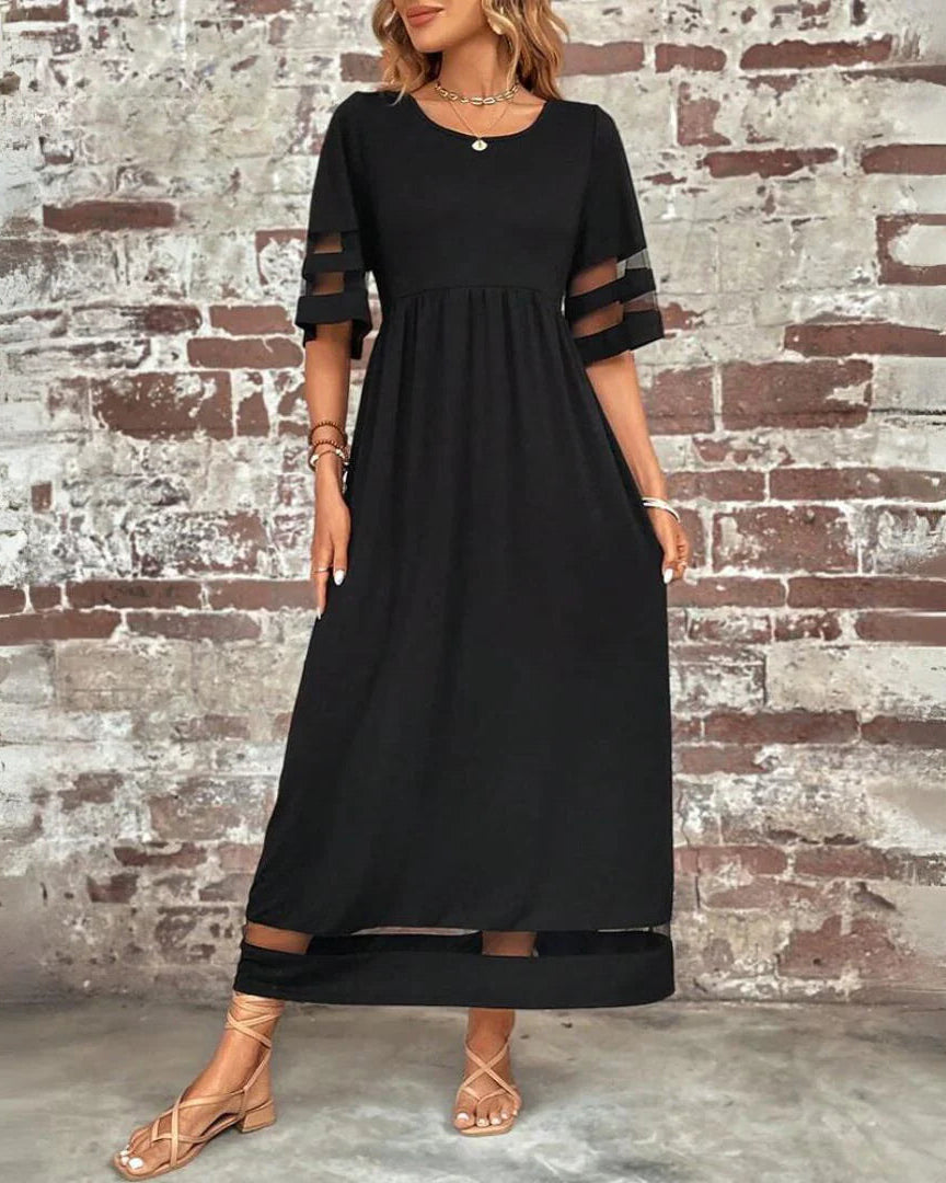 Thalía | Vestido midi que estiliza la silueta y alisa el abdomen