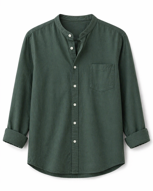 Camisa Larga Clásica Slim Fit