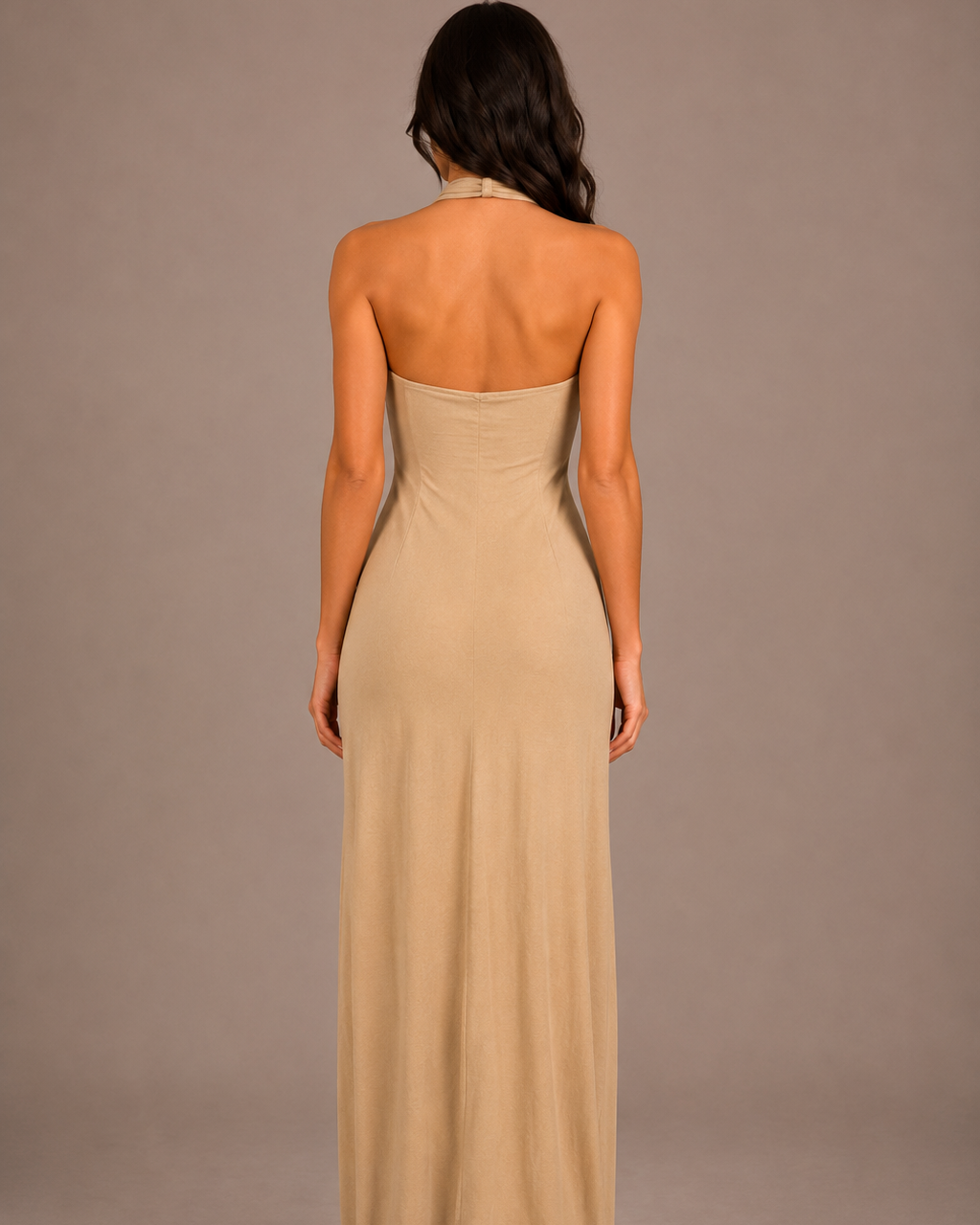 Diana | Vestido Halter Largo