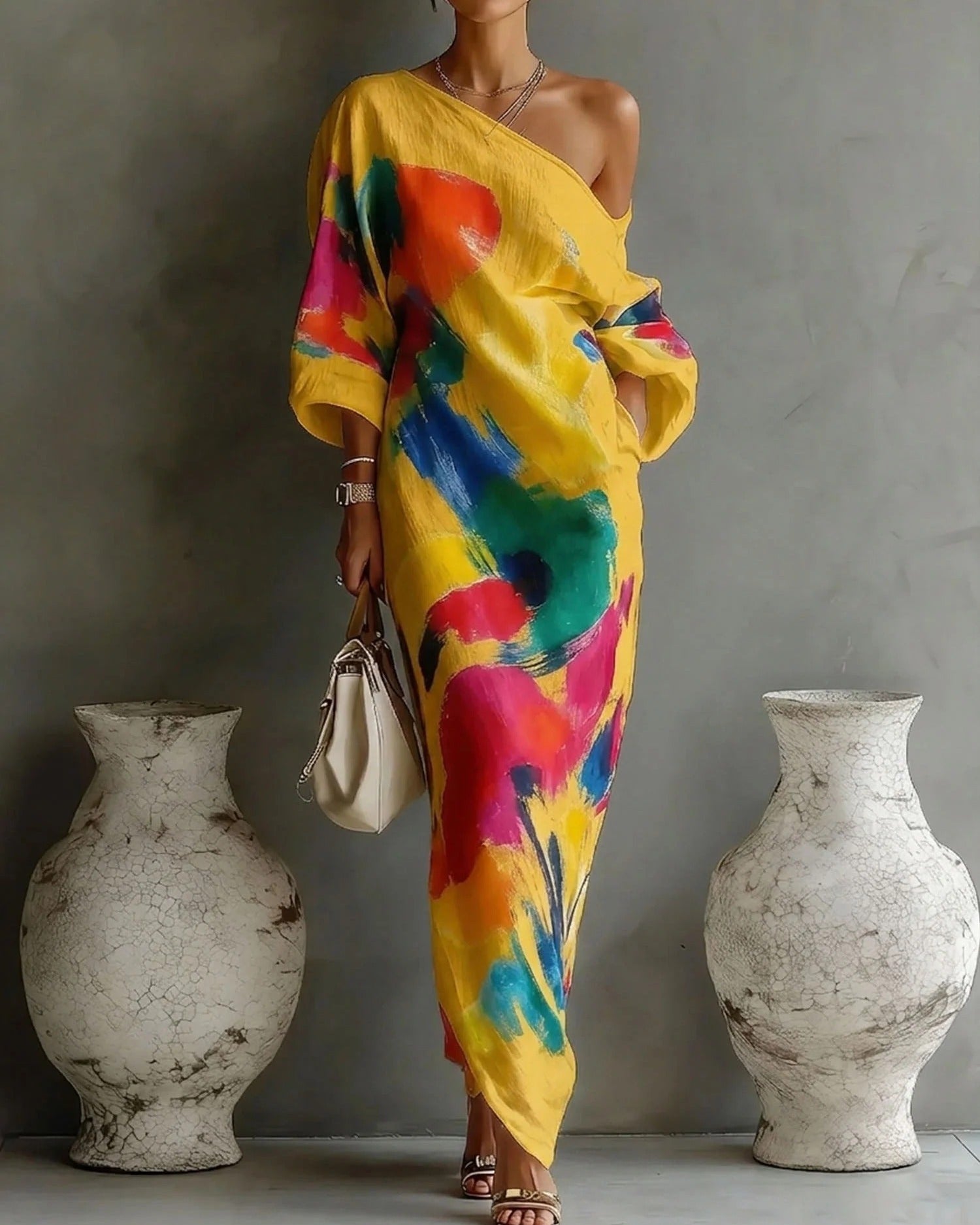 Nysa | Vestido de un hombro