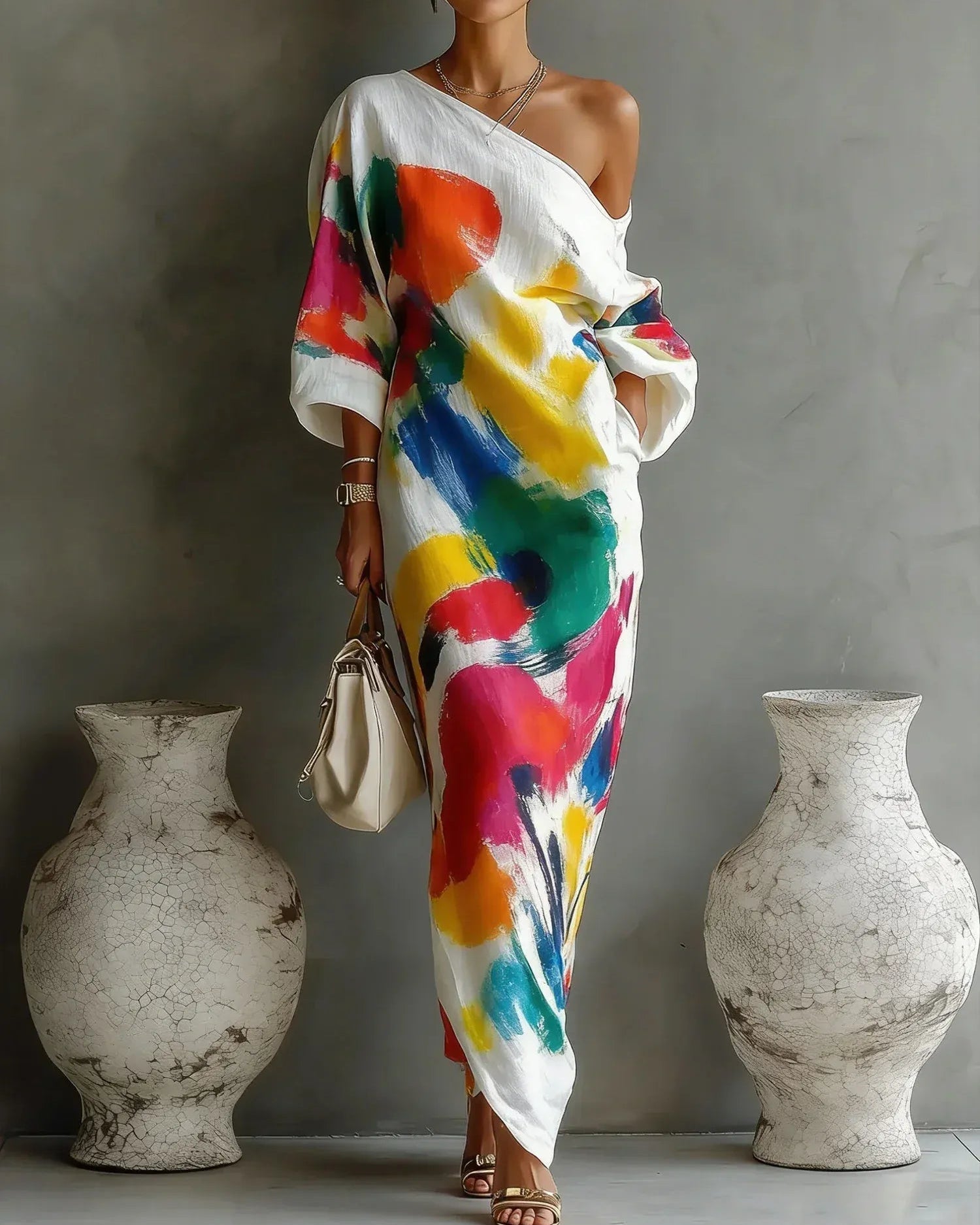 Nysa | Vestido de un hombro