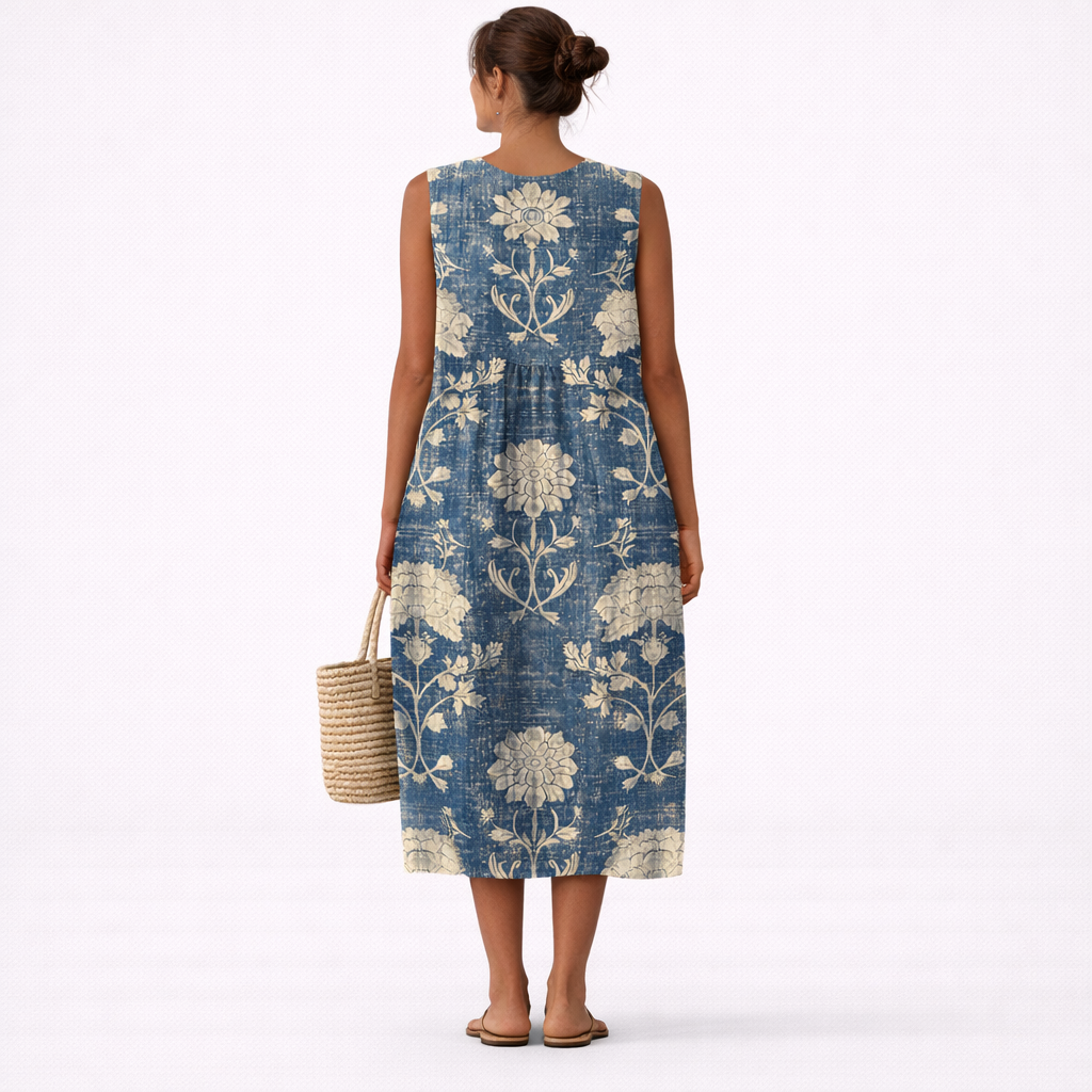 VALENTINA | VESTIDO MIDI FLORAL
