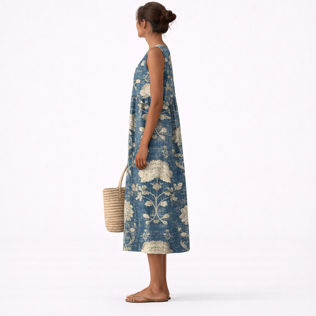 VALENTINA | VESTIDO MIDI FLORAL