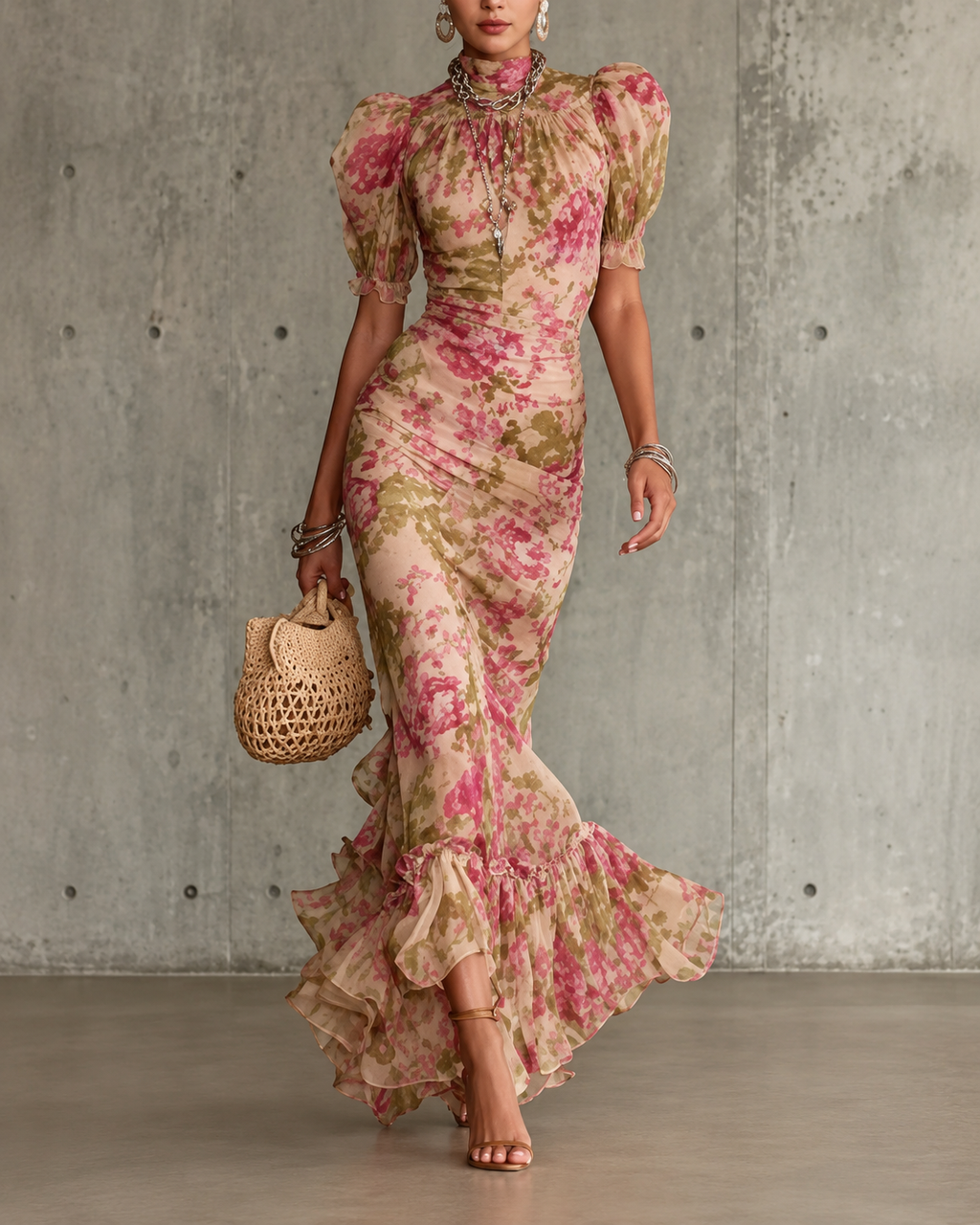 Rosalía | Vestido con Estampado Floral