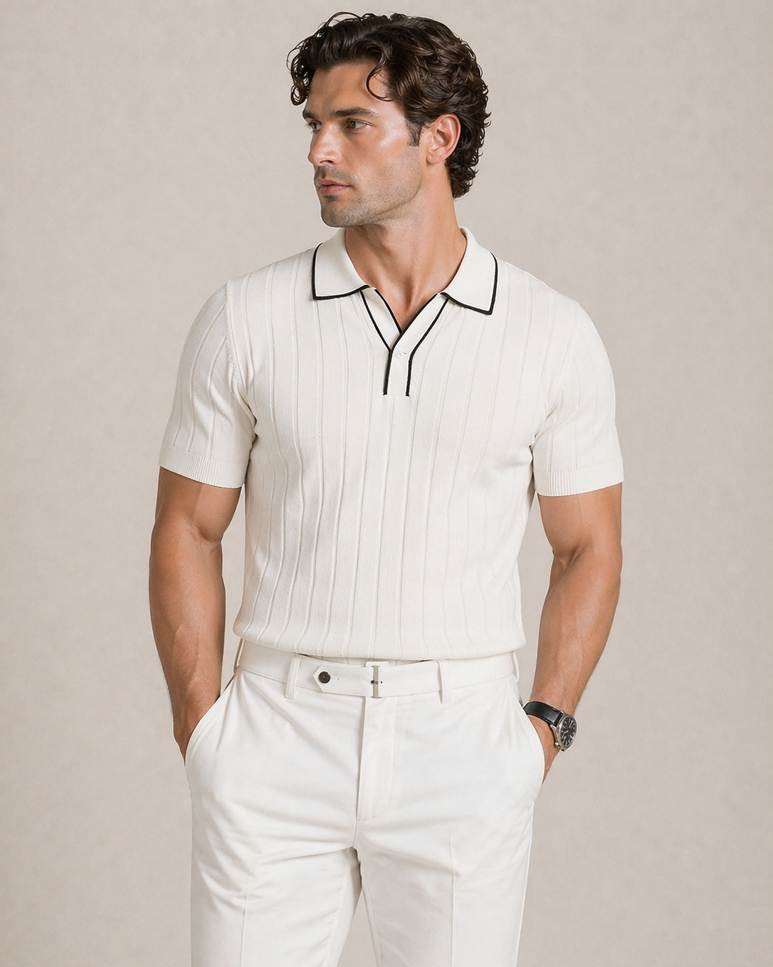 Polo de Punto Slim Fit