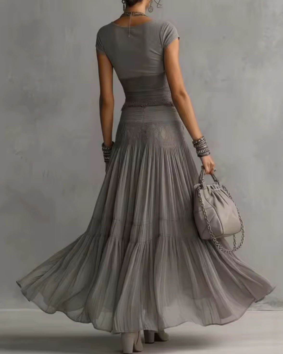 Dafne | Conjunto de Top y Falda Larga