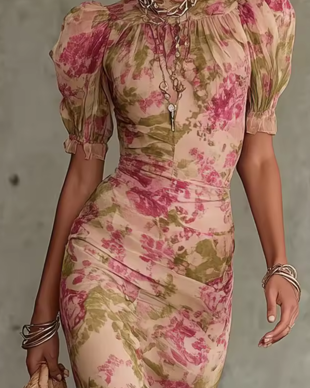 Rosalía | Vestido con Estampado Floral