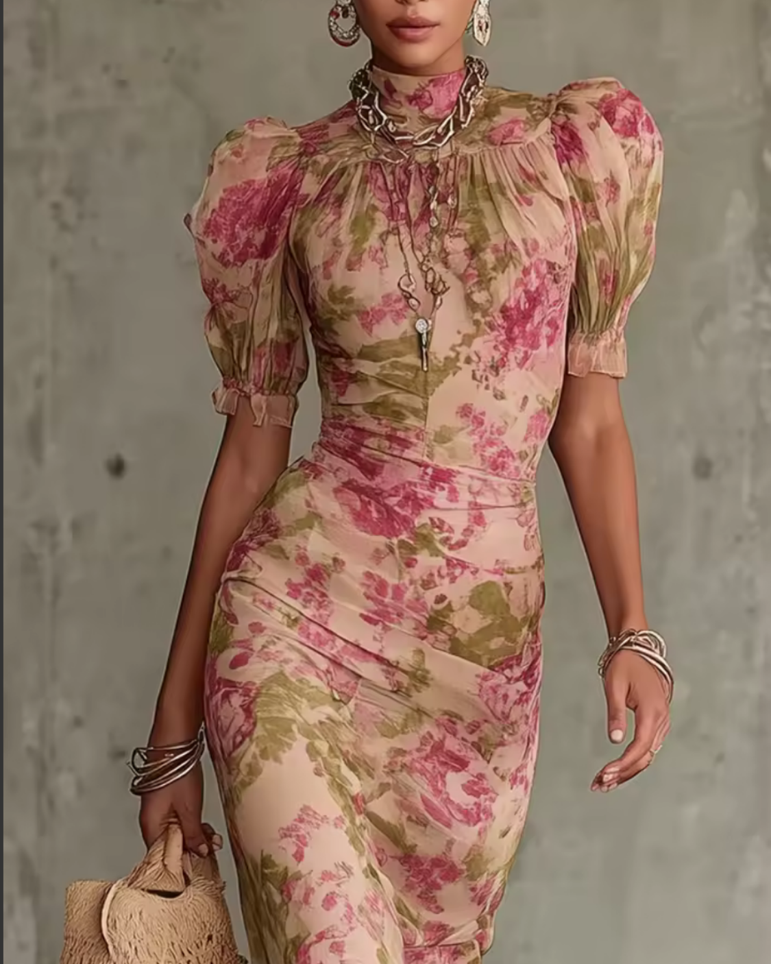 Rosalía | Vestido con Estampado Floral