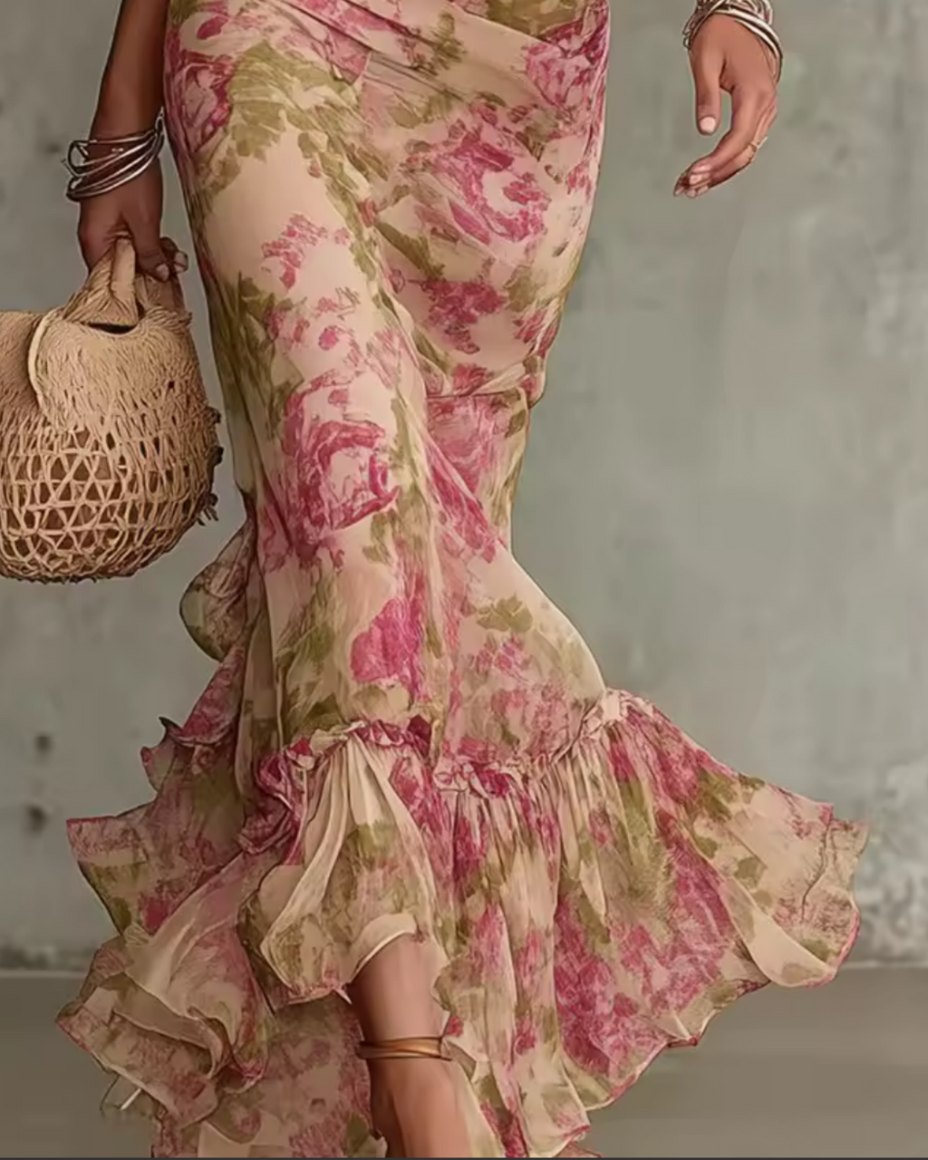 Rosalía | Vestido con Estampado Floral