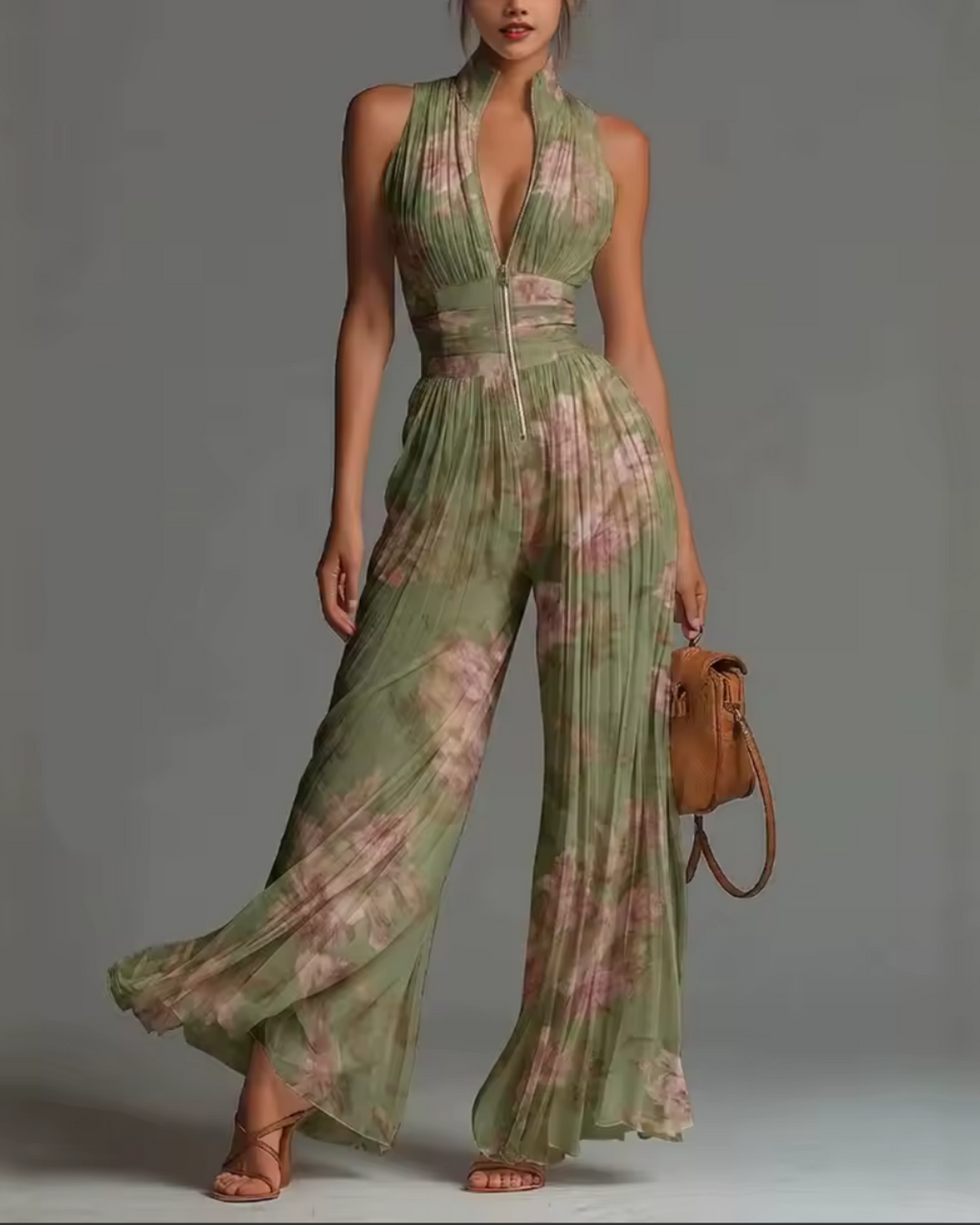 Freya | Mono Halter con Estampado Floral