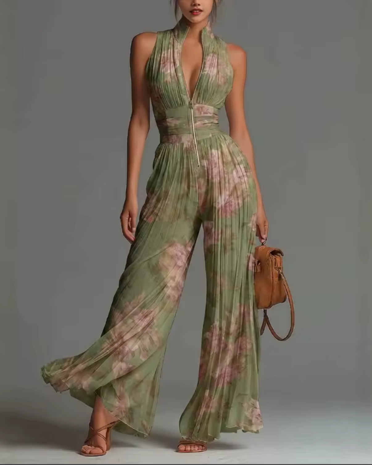 Freya | Mono Halter con Estampado Floral