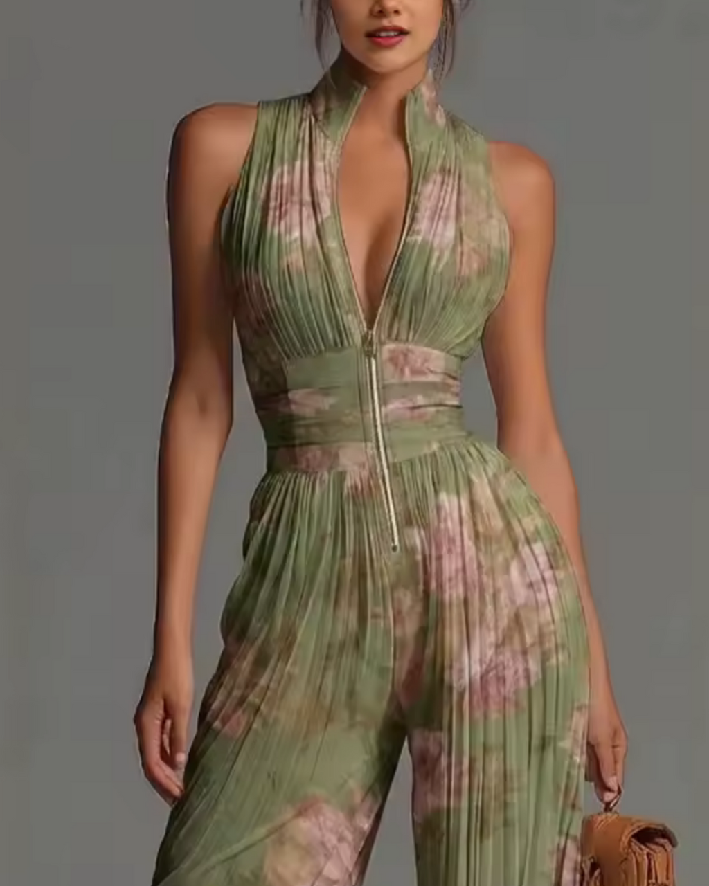 Freya | Mono Halter con Estampado Floral