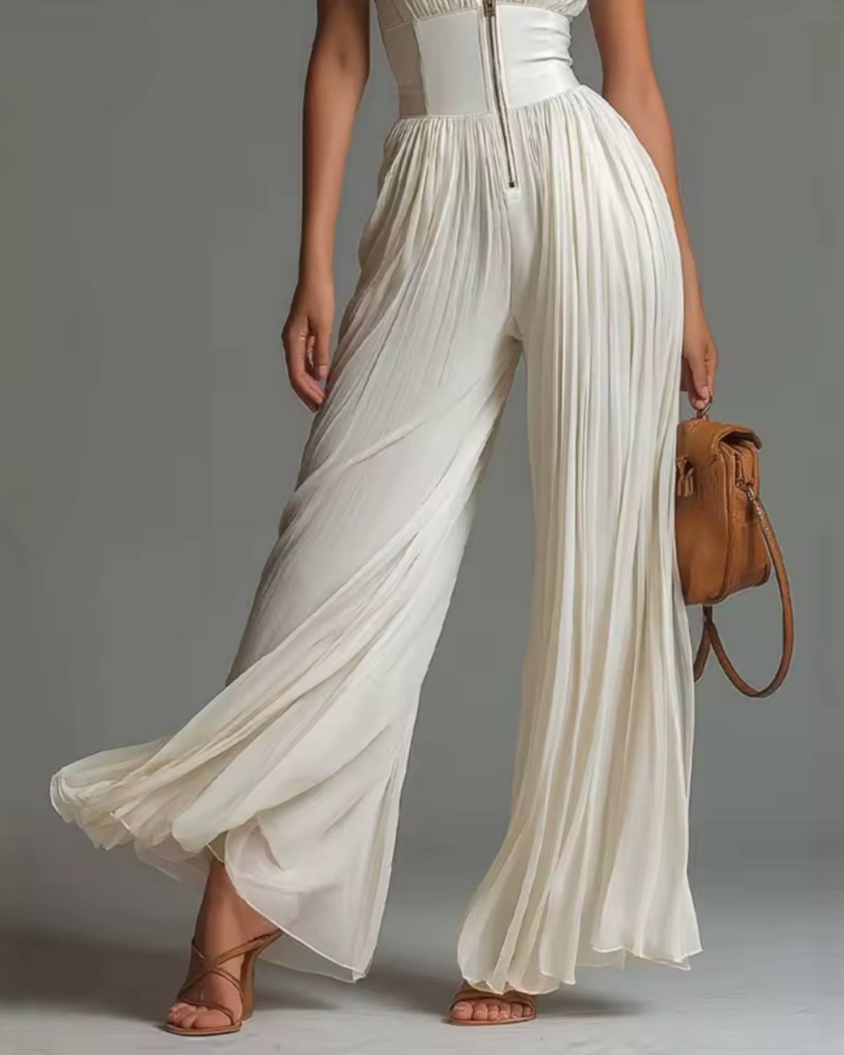 Astrea | Mono Halter de Pierna Ancha
