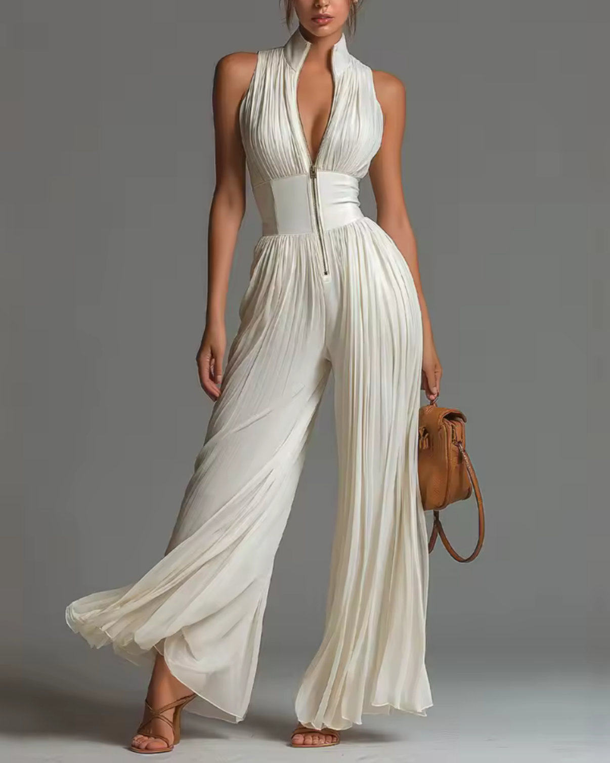 Astrea | Mono Halter de Pierna Ancha