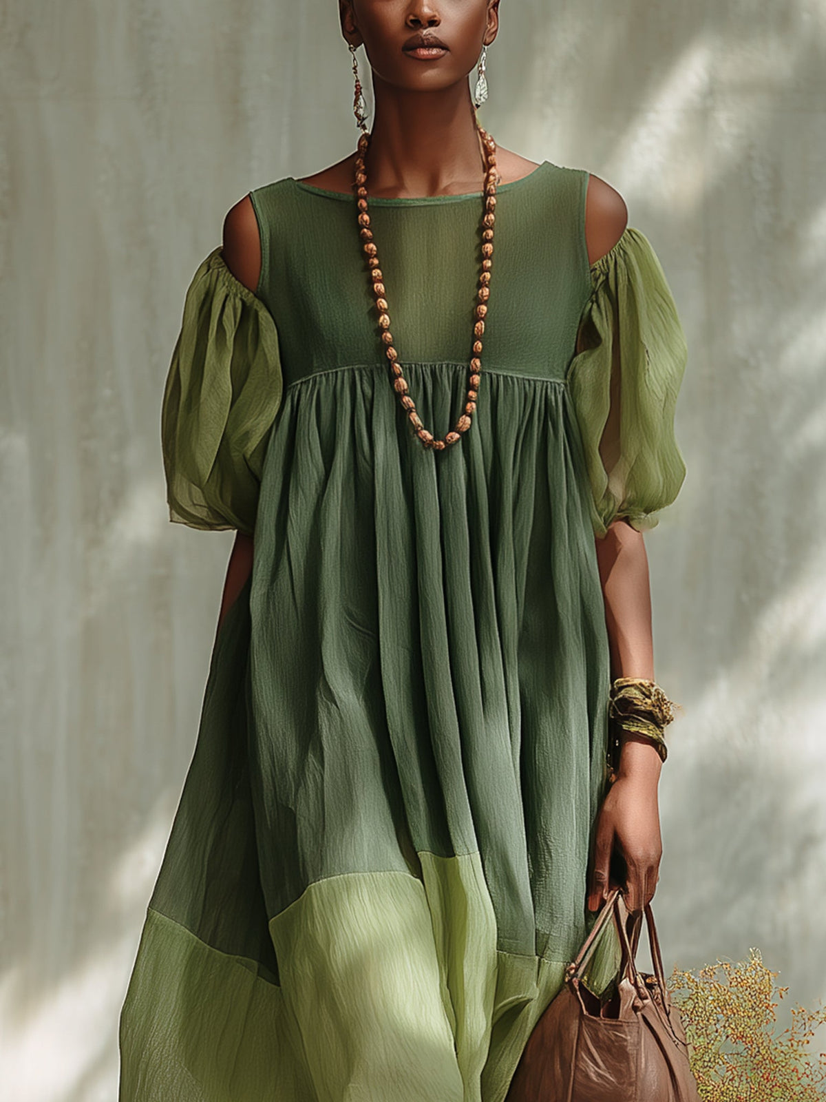 Mireia | Vestido con Hombros Descubiertos