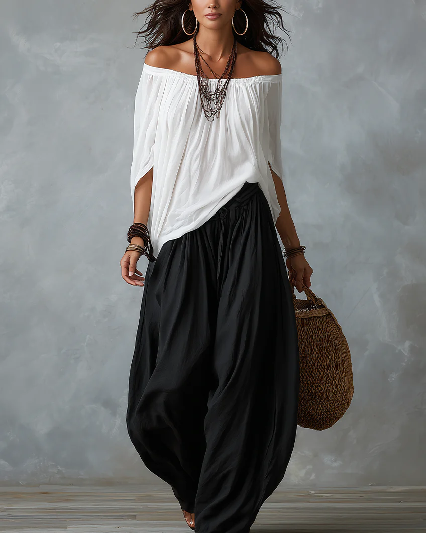 IVY | Conjunto Bardot de Pierna Ancha