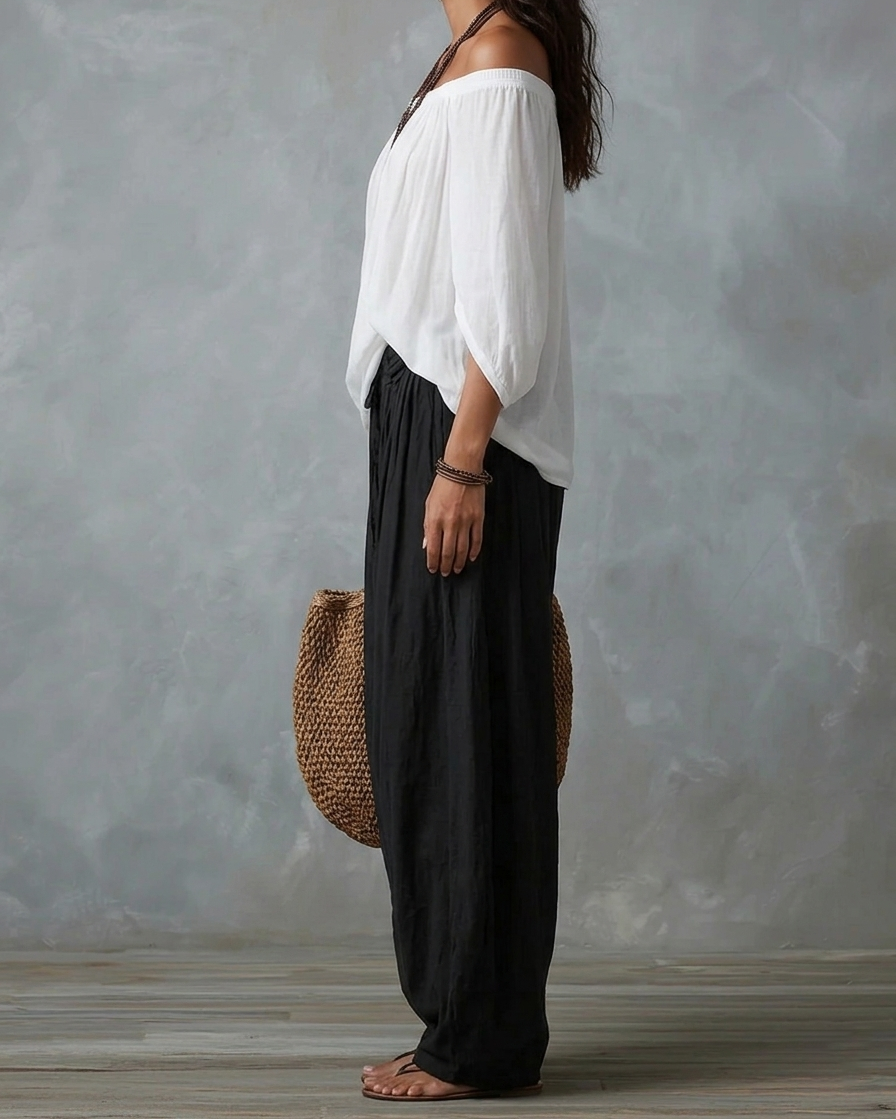 IVY | Conjunto Bardot de Pierna Ancha