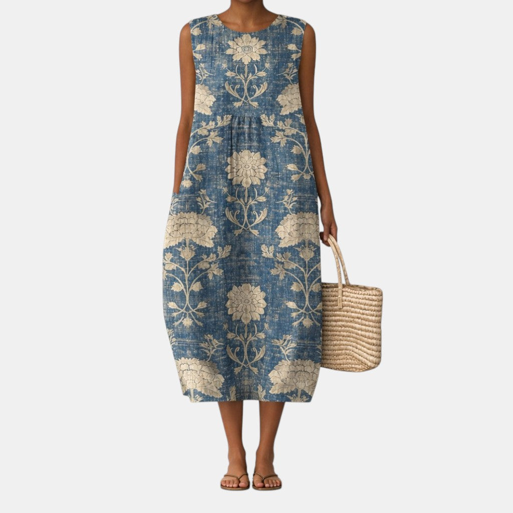 VALENTINA | VESTIDO MIDI FLORAL