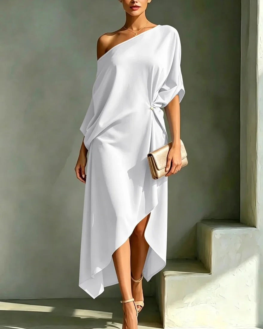 Delia | Vestido asimétrico elegante