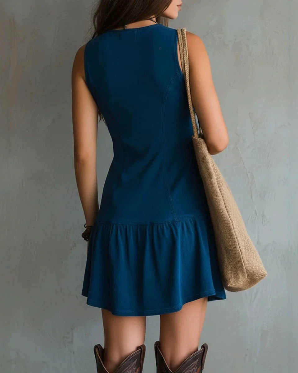 Rocío | Minivestido Bohemio sin mangas