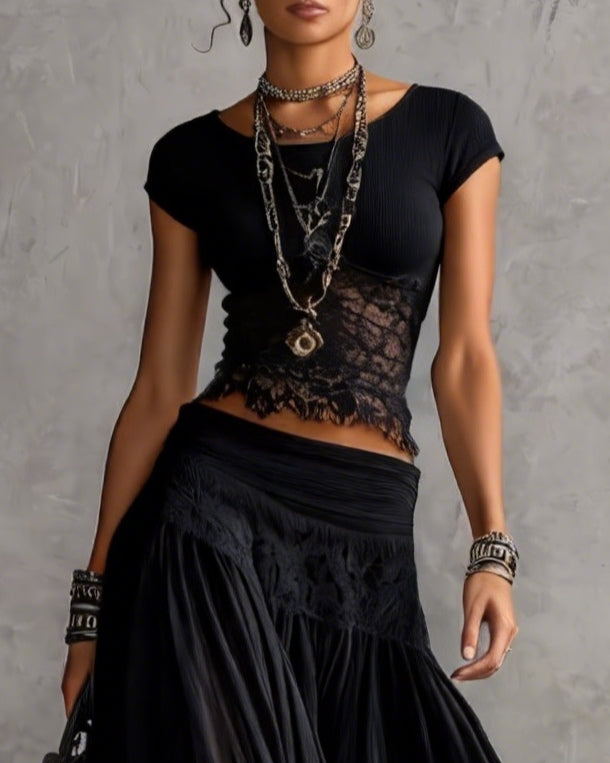Dafne | Conjunto de Top y Falda Larga